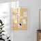 Flash Furniture Juno Rustic Wall Mount Linen Board w/Wood Push Pins, 20x30, Whitewashed HGWA-LINEN-20X30-WHTWSH-GG - alternate 2